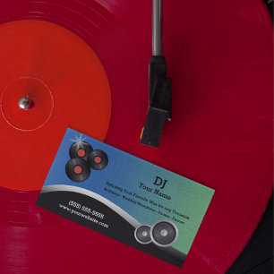 VISITA TARJETA DE NEGOCIO DE DJ