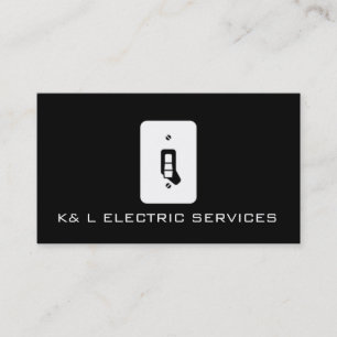 Visita Tarjeta de Negocio de Electricidad Eléctrica