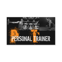 Tarjeta de Negocio de Entrenador Personal de Gimna