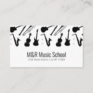 Visita Tarjeta de Negocio de Escuela de Música