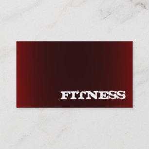 Visita Tarjeta de Negocio de Fitness Deportivo Creativa d