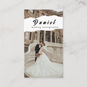 Visita Tarjeta de Negocio de Fotógrafo de Bodas