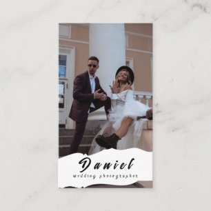 Visita Tarjeta de Negocio de Fotógrafo de Bodas