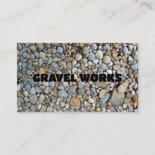 VISITA TARJETA DE NEGOCIO DE GRAVEL