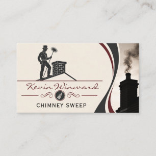 Visita Tarjeta de Negocio de Limpieza de Chimeneas