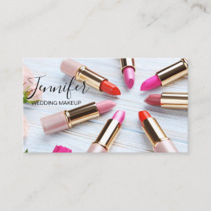 Visita Tarjeta de Negocio de Maquillaje de Novia