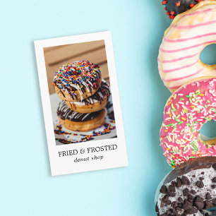 Visita Tarjeta de Negocio de Panadería / Tienda de Donas