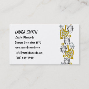 VISITA TARJETA DE NEGOCIO DE PERSONALIZABLE DE JEWELRY - 