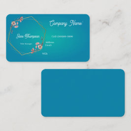 VISITA TARJETA DE NEGOCIO DE PLANTILLA BÁSICA ,