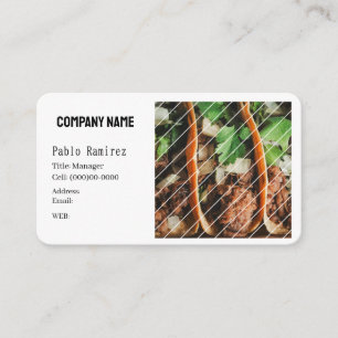 Visita TARJETA DE NEGOCIO DE PLANTILLA BÁSICA ,Taqueria