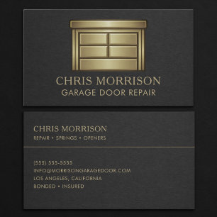 Visita Tarjeta de negocio de reparación de puertas de gar