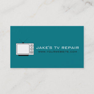 Visita Tarjeta de Negocio de Reparación de TV