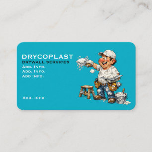Visita Tarjeta de negocio de servicio de drywall