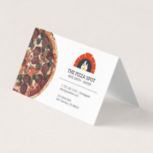 Visita Tarjeta de Negocio de Tienda de Pizza
