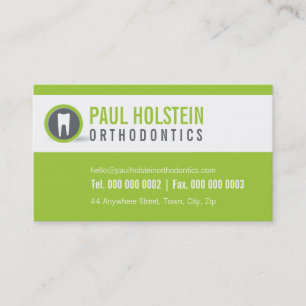 Visita TARJETA DE NEGOCIO DENTISTA :: logotipo dental mod