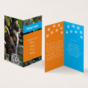 Visita Tarjeta De Negocio Doblada De personalizable Para 