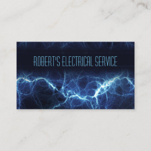 Visita Tarjeta de Negocio Eléctrica Lightning Eléctrico