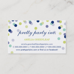Visita TARJETA DE NEGOCIO :: elegante cal de menta de la