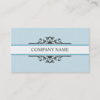 Visita TARJETA DE NEGOCIO elegante de color azul vintage