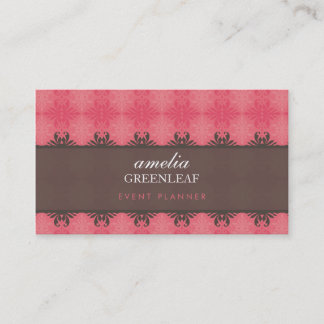 Visita TARJETA DE NEGOCIO :: elegante estampado 11