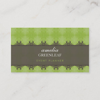 Visita TARJETA DE NEGOCIO :: elegante estampado 12