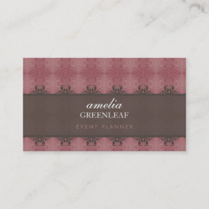 Visita TARJETA DE NEGOCIO :: elegante estampado 13