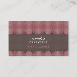 Visita TARJETA DE NEGOCIO :: elegante estampado 13