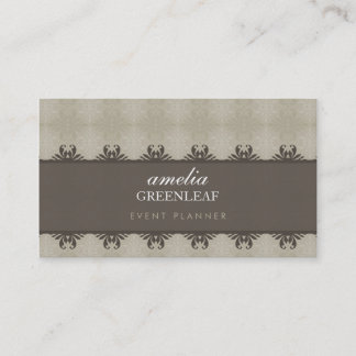 Visita TARJETA DE NEGOCIO :: elegante estampado 3