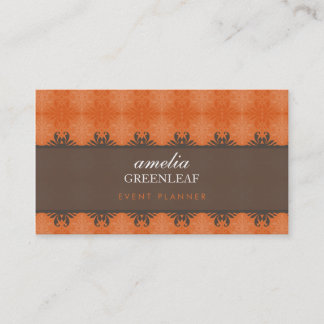 Visita TARJETA DE NEGOCIO :: elegante estampado 4