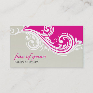 Visita TARJETA DE NEGOCIO elegante giratorio rosa elegant