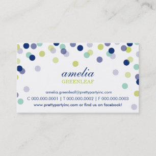 Visita TARJETA DE NEGOCIO :: elegante menta de cal de la