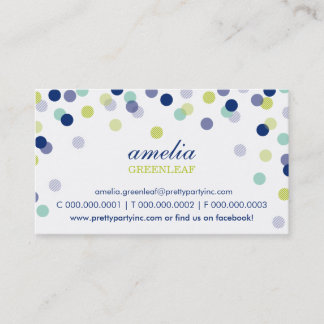 Visita TARJETA DE NEGOCIO :: elegante menta de cal de la