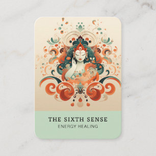 Visita Tarjeta de Negocio Espiritual Energie Heiler Reiki