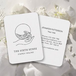 Visita Tarjeta de Negocio Espiritual Energie Heiler Reiki