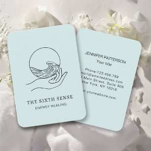 Visita Tarjeta de Negocio Espiritual Energie Heiler Reiki