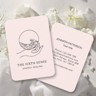 Visita Tarjeta de Negocio Espiritual Energie Heiler Reiki
