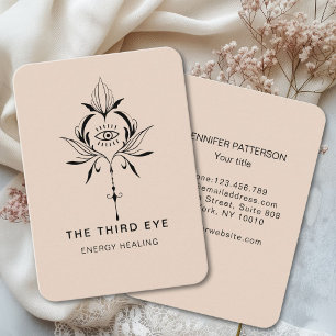 Visita Tarjeta de Negocio Espiritual Energie Heiler Reiki