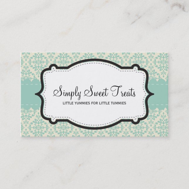 Visita TARJETA DE NEGOCIO :: funky damask 2L (Anverso)