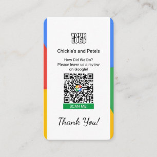 Visita Tarjeta De Negocio Google Review Para Pequeñas Emp