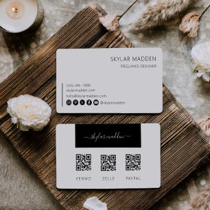 Visita Tarjeta de Negocio independiente Análisis de pago 