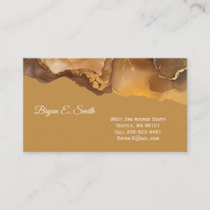 Visita Tarjeta De Negocio Ink Swirl