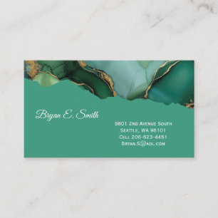 Visita Tarjeta De Negocio Ink Swirl
