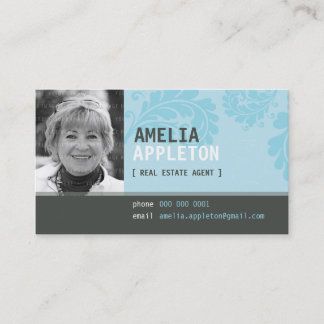 Visita TARJETA DE NEGOCIO :: jazzy photo aqua blue