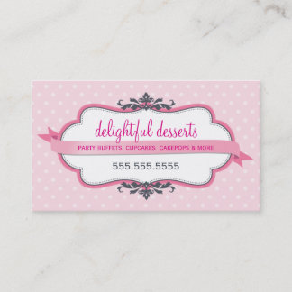 Visita TARJETA DE NEGOCIO lindo bebé rosa pastel elegante