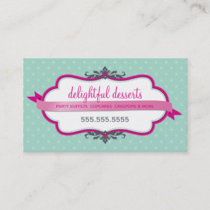 Visita TARJETA DE NEGOCIO lindo elegante menta rosa pálid