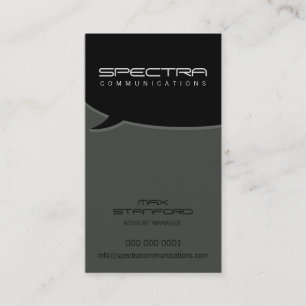 Visita TARJETA DE NEGOCIO MODERNA :: burbuja de charla 4P