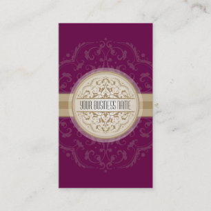 Visita TARJETA DE NEGOCIO moderna oriental mandala plum g