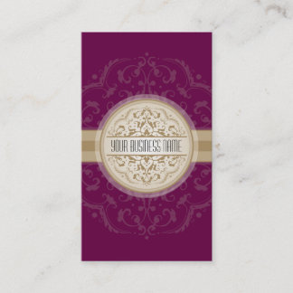 Visita TARJETA DE NEGOCIO moderna oriental mandala plum g