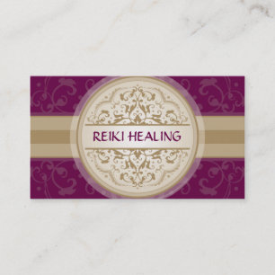 Visita TARJETA DE NEGOCIO moderna oriental mandala plum g