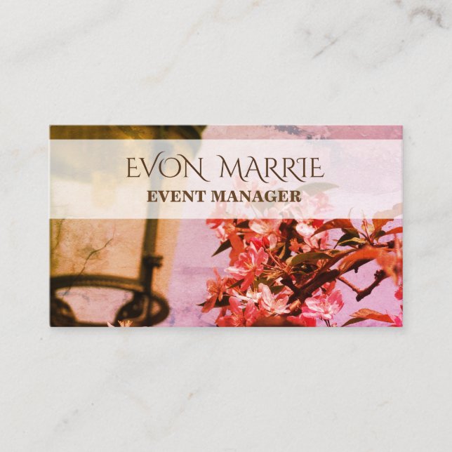 Visita Tarjeta de negocio original (Anverso)